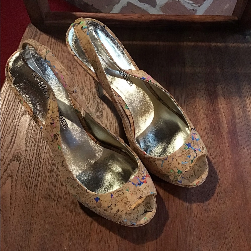 Sexy Platform Multi colored sling back high heels🔥 - Picture 2 of 7
